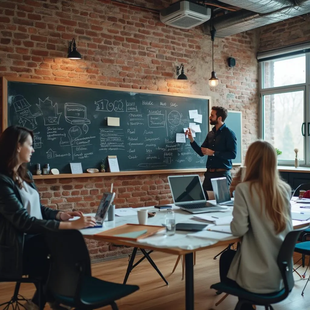 Workshop de innovación con equipo directivo de empresa tecnológica