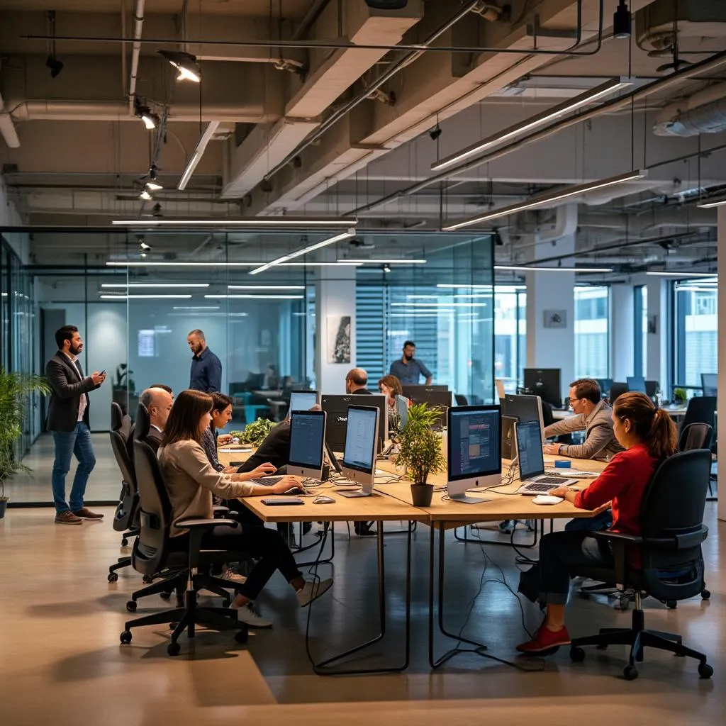 Empresa tecnológica en crecimiento